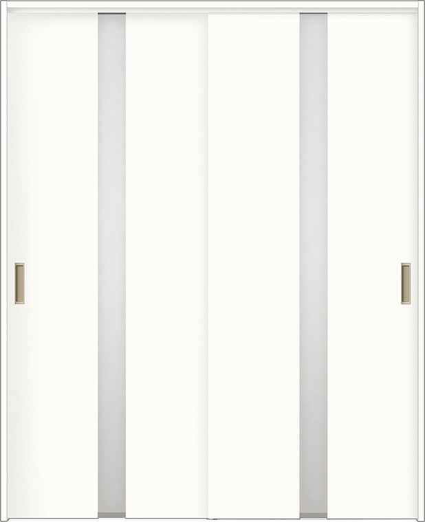 ラフィス 上吊方式 引違い戸2枚建 / ノンケーシング枠 鍵なし仕様 デザイン：RGW H：2,023mm LIXIL リクシル TOSTEM トステム