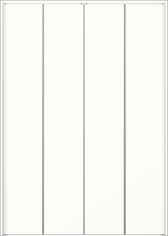 ラフィス クローゼット 折戸ノンレールタイプ / ノンケーシング枠 4枚折戸(1223 / 13M23) デザイン：RAD H：2,306mm LIXIL リクシル TOSTEM トステム｜Clair（クレール）店