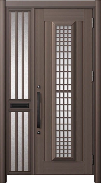 リシェント部屋の入り口部屋の入り口3 軽銀遣りかた / 手動 片袖飾りつけ-中桟付き郵便うけ付き添い人_ランマなし C84N型(軽銀色) 特注 W：1,048～1,446粍 × H：1,738～2,356粍 LIXIL TOSTEM