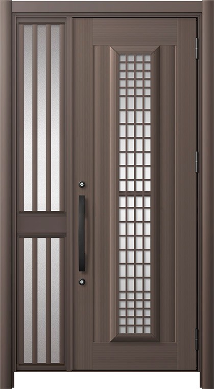 リシェント部屋の入り口部屋の入り口3 軽銀遣りかた / 手動 片袖飾りつけ-中桟付き郵便うけなし_ランマなし C84N型(軽銀色) 特注 W：965～1,446粍 × H：1,738～2,356粍 LIXIL TOSTEM