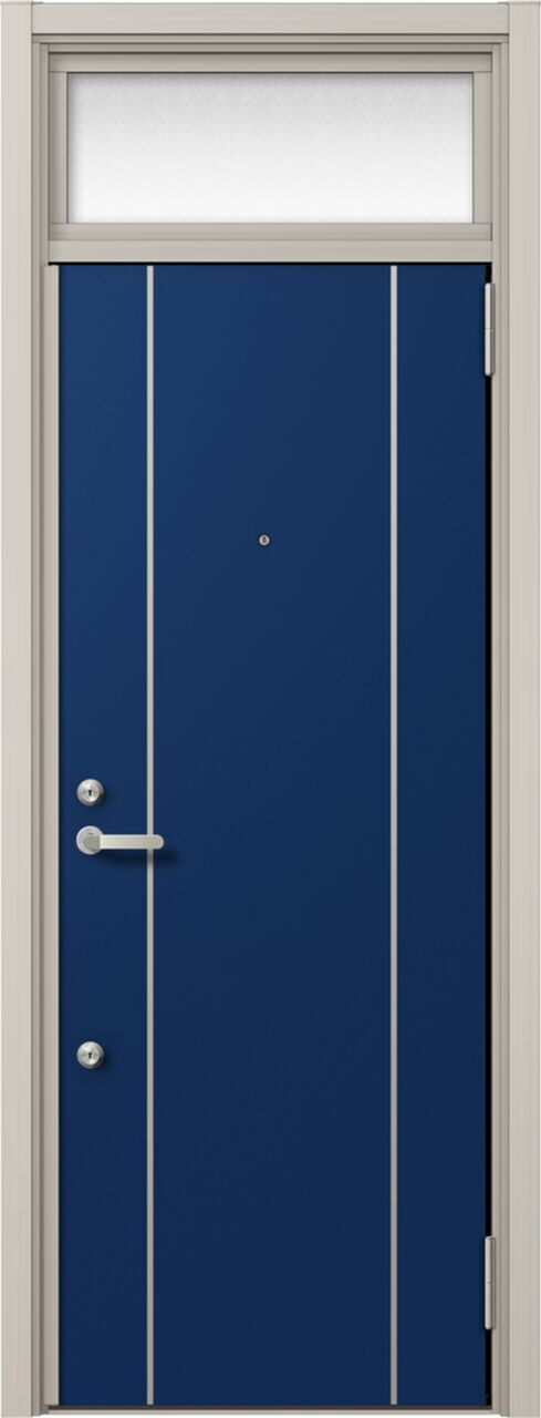 リシェント アパートドア A17型 K2仕様 ランマ付き / 2ロック 特注サイズ W：714～825mm × H：1,739～2,117mm カバー工法 LIXIL TOSTEM