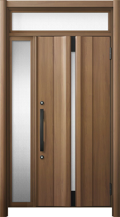 リシェント 部屋の入り口部屋の入り口3 断熱遣りかた / 非防火 K2 G13型 肌理調 片袖ランマ付 特注大きさ W：922～1,446粍 × H：1,974～2,600粍 押しかぶせる工法 LIXIL TOSTEM