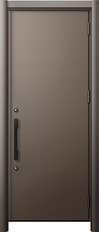 リシェント 玄関ドア3 防火 K4仕様 M17型 アルミ色 片開き 特注サイズ W:714~928mm × H:1,839~2,356mm カバー工法 LIXIL TOSTEM|Clair(クレール)店