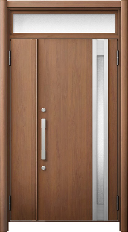 リシェント 部屋の入り口部屋の入り口3 高断熱遣りかた / 非防火 15N型 肌理調 親子ランマ付き添い人 特注大きさ W：1,040～1,361粍 × H：2,076～2,600粍 押しかぶせる工法 LIXIL TOSTEM