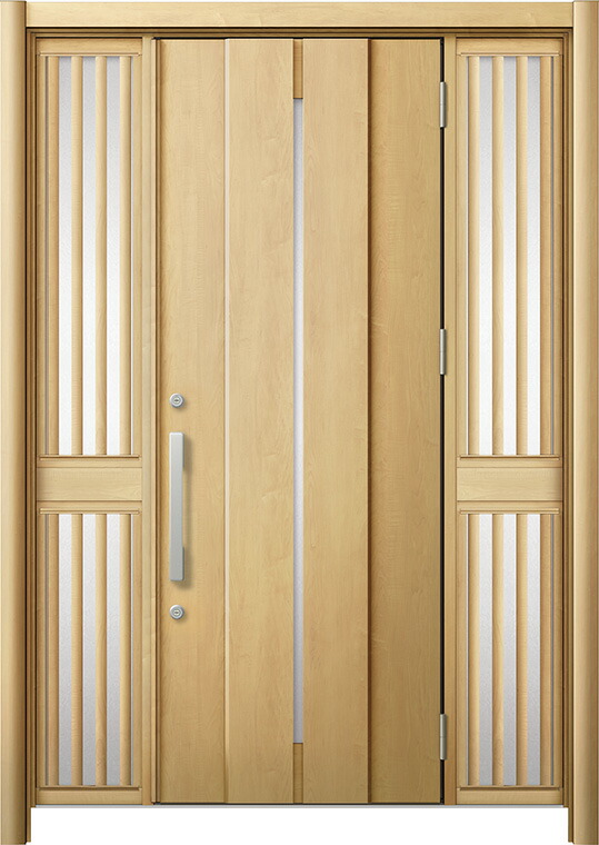 リシェント 部屋の入り口部屋の入り口3 断熱遣りかた / 非防火 K4 M12型 肌理調 両袖飾りつけ 中桟付郵便うけ無 特注大きさ W：1,196～1,695粍 × H：1,739～2,439粍 押しかぶせる工法 LIXIL