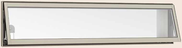 【楽天市場】サーモスL 高所用横すべり出し窓 チェーン式オペレーター 一般複層ガラス / アルミスペーサー仕様 03607 W：405mm ×