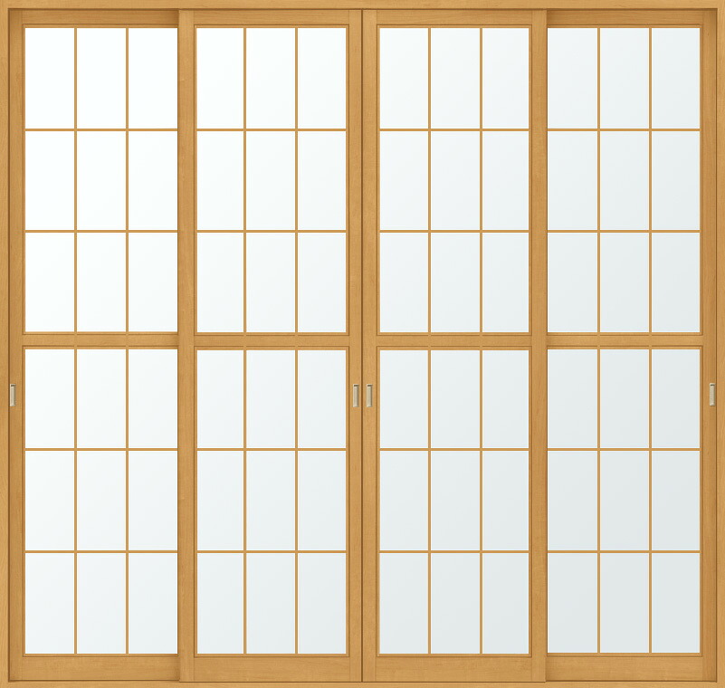 和障子 吾妻障子 引違い戸 4枚建て SAHH-CA3 在来工法 2520 W：2,556mm × H：2,038mm 新和風 LIXIL リクシル TOSTEM トステム DIY リフォーム