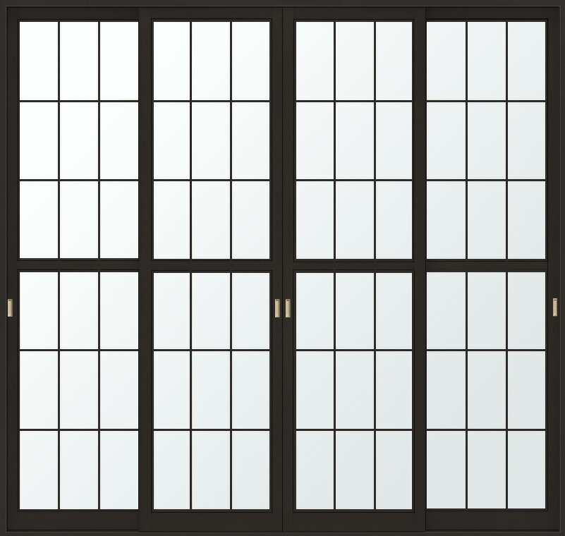 和障子 吾妻障子 引違い戸 4枚建て Sahh Ca3 在来工法 25 W 2 556mm H 2 038mm 新和風 Lixil リクシル Tostem トステム Diy リフォーム Onpointchiro Com