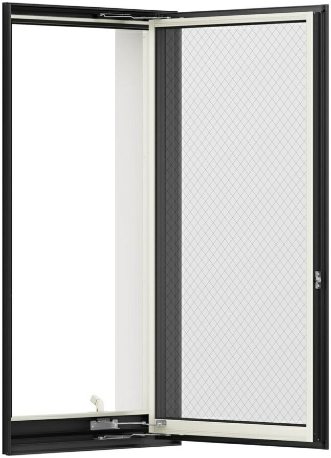 防火戸FG-L 縦すべり出し窓T / オペレーターハンドル Low-E複層ガラス(耐熱強化透明)仕様 03609 W：405mm × H：970mm LIXIL リクシル TOSTEM トステム 防火戸FG-H 縦すべり出し窓T ⁄ オペレーターハンドル Low-E複層ガラス