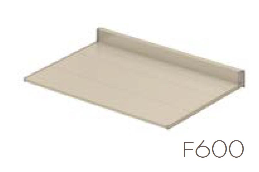 スリムアートフラットタイプF600 ユニットひさし 18606 W:2050mm × D:600mm 先付け/後付け 木造用 LIXIL リクシル TOSTEM トステム|Clair(クレール)店