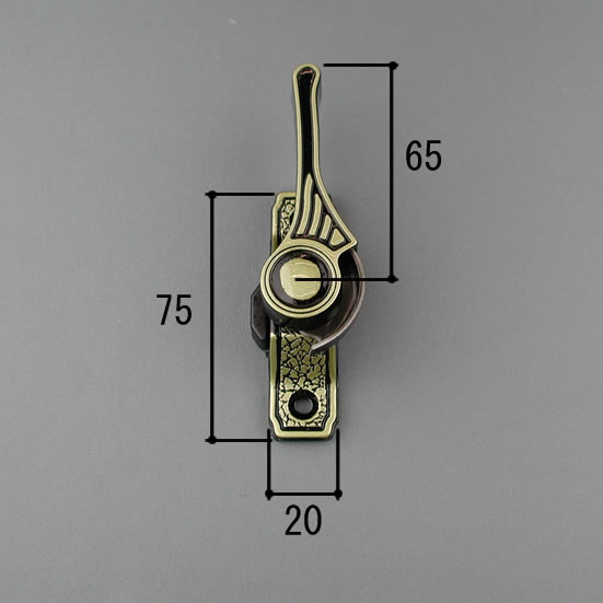 三協 アルミ 旧立山 アルミ窓・サッシ部品:引違い窓:クレセント(左勝手):クレセント(WB7389L0-GO) DIY リフォーム