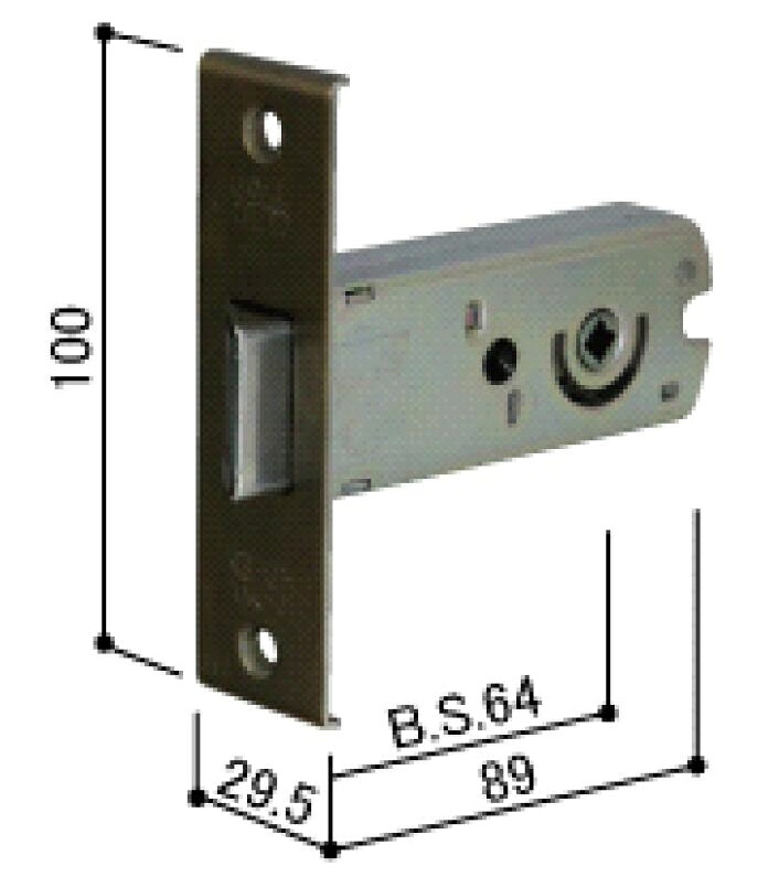 主錠ケース本体 / 1個入り HH-J-0003 交換用 部品 YKK AP