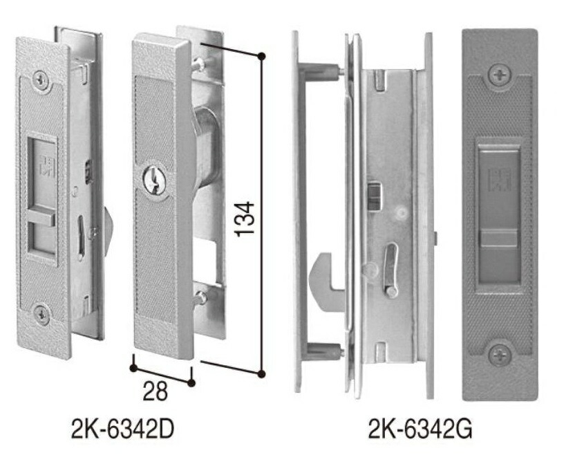 引戸錠仕掛ける4枚建用 / 1仕掛ける入り口・入口 HH-J-0816 取り替えっこ用 部分品 YKK AP