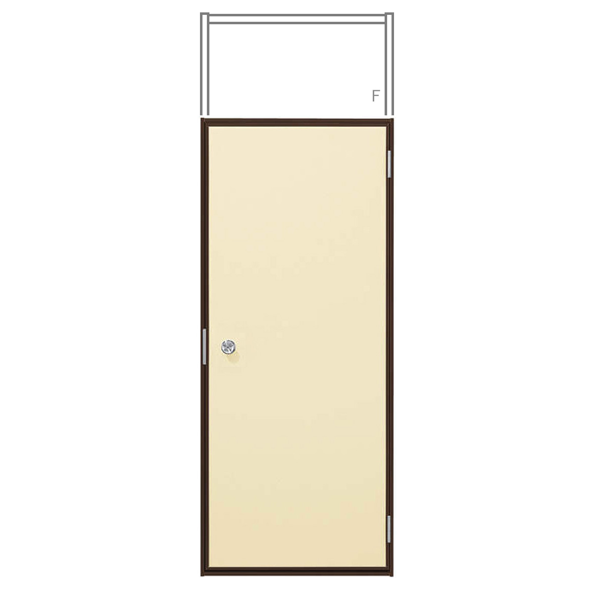 YKK AP 2HD フラッシュドア プレーン ランマ付き 内付型 特殊オーダー W:439~939mm × H:860~2400mm ドアH(DH):553~2000mm|Clair(クレール)店