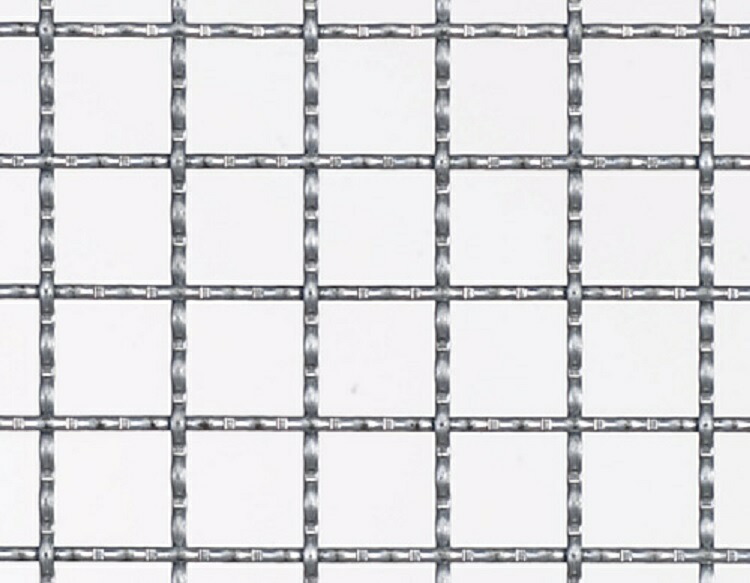 亜鉛引クリンプ金網 線径：2.0mm × 20mm目 / 910mm × 15m 工作用金網 吉田隆