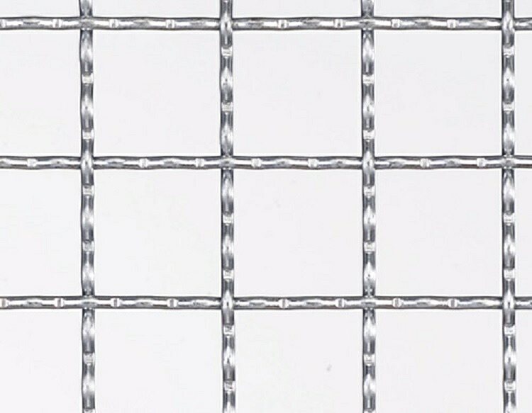 亜鉛引クリンプ金網 線径：2.6mm × 30mm目 / 910mm × 15m 工作用金網 吉田隆