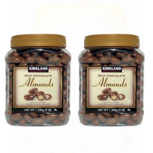 【楽天市場】【クール便】【セット商品】Kirklandカークランドシグネチャー ミルクチョコレート・アーモンド 1.36kg 2個セット