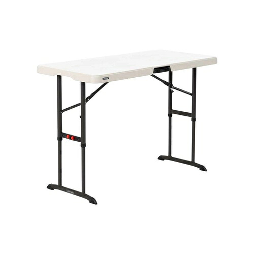 LIFETIME 122cm 折り畳みテーブル (高さ調節可能) cost1375000