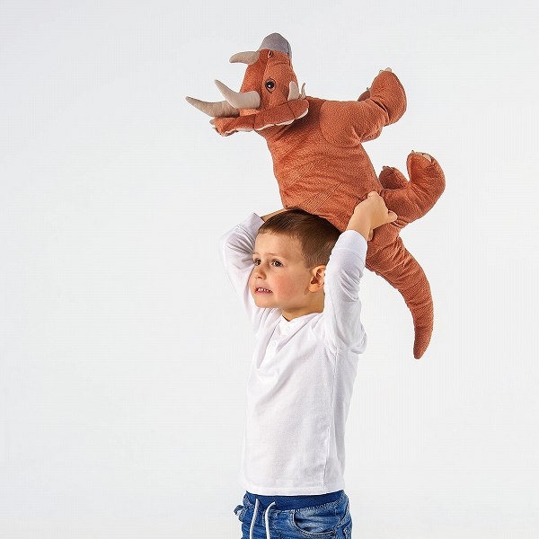 楽天市場 Ikea イケア ソフトトイ ぬいぐるみ 恐竜 トリケラトプス69cm N Jattelik イェッテリク 株式会社クレール