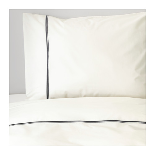 Clair Kobe Ikea Ikea Comforter Cover Amp Pillow Slip White Gray