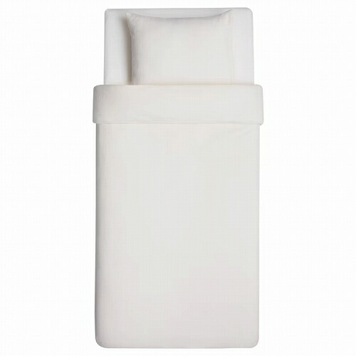 【楽天市場】【あす楽】IKEA イケア 掛け布団カバー＆枕カバー ホワイト シングル 150x200cm 50x60cm m60528683