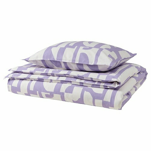 【楽天市場】【あす楽】IKEA イケア 掛け布団カバー 枕カバー ホワイト ライラック シングル 150x200cm 50x60cm