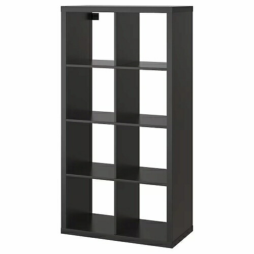 楽天市場】IKEA イケア シェルフユニット ブラック 100x136cm