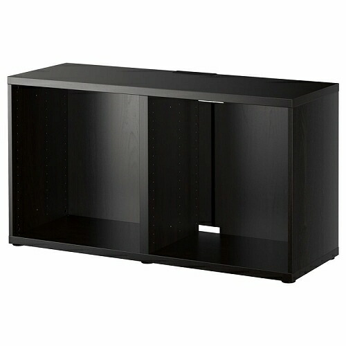 IKEA イケア テレビ台 ブラックブラウン 黒茶 120x40x64cm big20299886 BESTA ベストー インテリア 収納家具 ローボード テレビボード おしゃれ シンプル 北欧 かわいい 12,695円