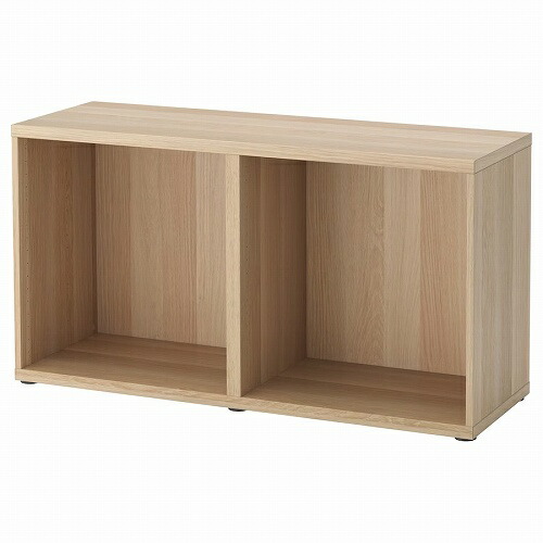 IKEA イケア フレーム ホワイトステインオーク調 120x40x64cm big40248377 BESTA ベストー インテリア 収納家具 本棚 カラーボックス おしゃれ シンプル 北欧 かわいい｜株式会社クレール