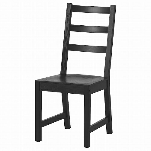 IKEA イケア チェア ブラック 黒 big70369546 NORDVIKEN ノルドヴィーケン インテリア 家具 イス 椅子 ダイニングチェア おしゃれ シンプル 北欧 かわいい|株式会社クレール