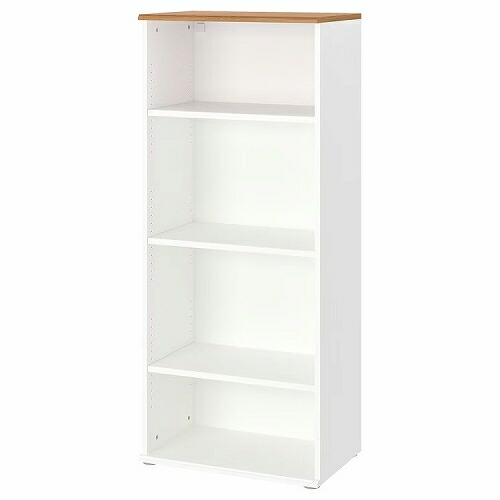 IKEA イケア 本棚 ホワイト 60x140cm big40508855 SKRUVBY スクルーヴビー インテリア 収納家具 収納棚 ラック おしゃれ シンプル 北欧 かわいい