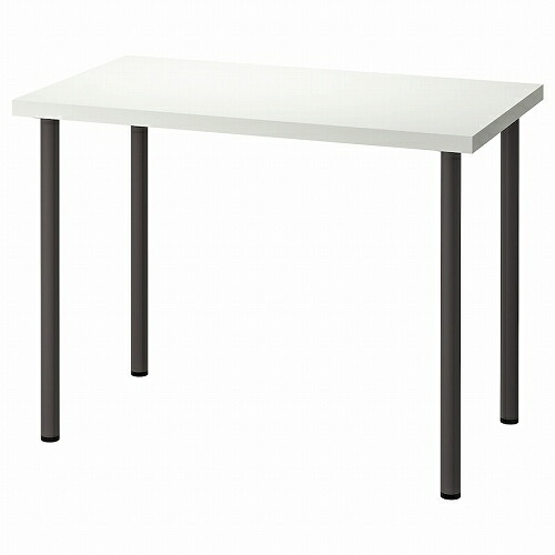IKEA LINNMON OLOV リンモン オーロヴ イケア 伸縮式 デスク LINNMON リンモン / OLOV オーロヴ デスク, ホワイト, 100x45 cm