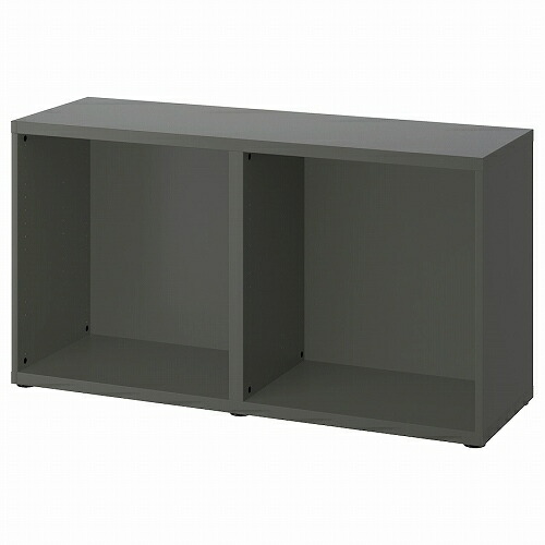 IKEA イケア フレーム ダークグレー 120x40x64cm big10538590 BESTA ベストー インテリア 収納家具 本棚 ラック カラーボックス おしゃれ シンプル 北欧 かわいい