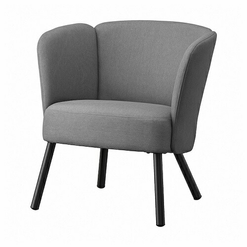 楽天市場】IKEA イケア イージーチェア ディセロード グレー