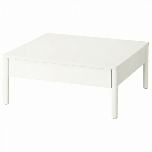 IKEA ラック コーヒーテーブル 机 ローテーブル ホワイト 90×55cm LACK ラック コーヒーテーブル, ホワイト - IKEA