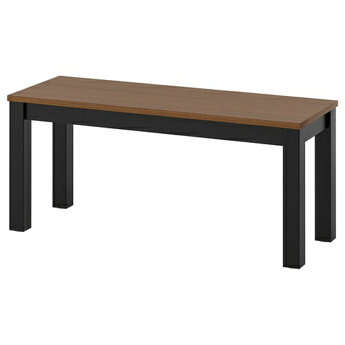 IKEA イケア ベンチ ブラック/ブラウン 103x36 cm m10603095 ALHULT オールフルト｜株式会社クレール