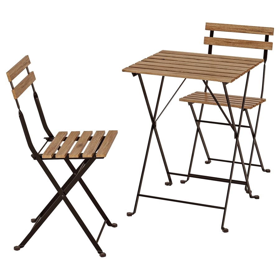 【セット商品】IKEA イケア 折りたたみ式テーブル&チェア2脚 屋外用 アカシア材　m49898416 TARNO テルノー エクステリア ガーデンファニチャー おしゃれ シンプル 北欧 かわいい 家具 アウトドア｜株式会社クレール 9,475円