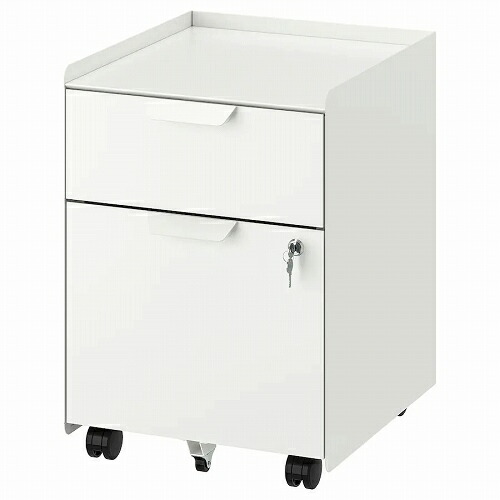 IKEA タンス　キャビネット イケア EKET エーケト キャビネット 引き出し3個付き - 通販