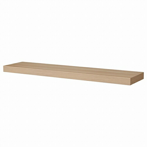 IKEA イケア ウォールシェルフ ホワイトステインオーク調 110x26cm m50418213 LACK ラック インテリア 収納家具 本棚 おしゃれ シンプル 北欧 かわいい