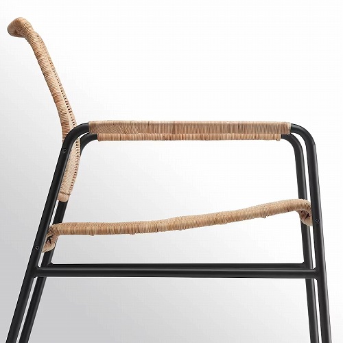 IKEA イケア パーソナルチェア 籐 チャコール m20442969 ULRIKSBERG 