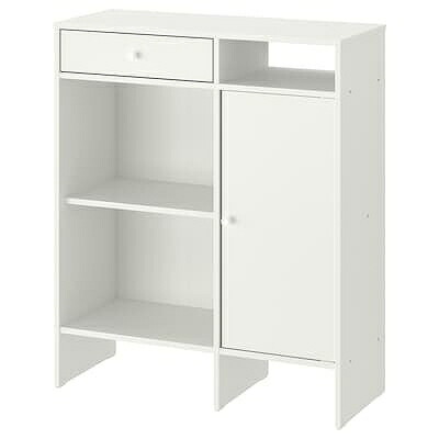 IKEA イケア サイドボード ホワイト 78x92cm m00553618 BAGGEBO バッゲボー インテリア 寝具 収納 収納家具 キャビネット コンソール おしゃれ シンプル 北欧 かわいい