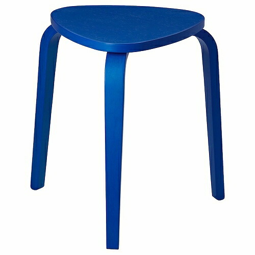 IKEA イケア スツール ブライトブルー m60555558 KYRRE シルレ