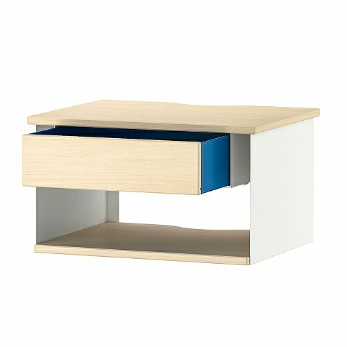 IKEA イケア 壁取り付け式サイドテーブル バーチ調 ホワイト ブルー 36x29x20cm m80578525 STOMSO ストムソー インテリア 収納家具 本棚 ラック カラーボックス ウォールシェルフ おしゃれ シンプル 北欧 かわいい