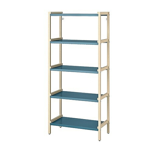 IKEA イケア オープンシェルフユニット アスペン ブルー 70x34x154cm fp70596394 EKENABBEN エーケナッベン インテリア 収納家具 本棚 ラック カラーボックス オープンラック おしゃれ シンプル 北欧 かわいい