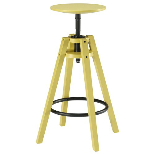 IKEA イケア カウンターチェア イエロー 63-74cm m00613090 DALFRED ダルフレッド インテリア 寝具 収納 イス チェア カウンターチェア おしゃれ シンプル 北欧 かわいい
