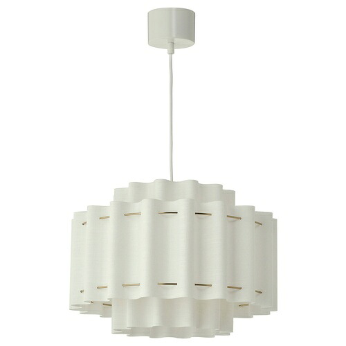 IKEA イケア ストックホルム ペンダントランプ ホワイト テキスタイル 真ちゅうメッキ 50cm m90585993 STOCKHOLM 2025 インテリア 寝具 収納 ライト 照明器具 フロアスタンド ランプ おしゃれ シンプル 北欧 かわいい