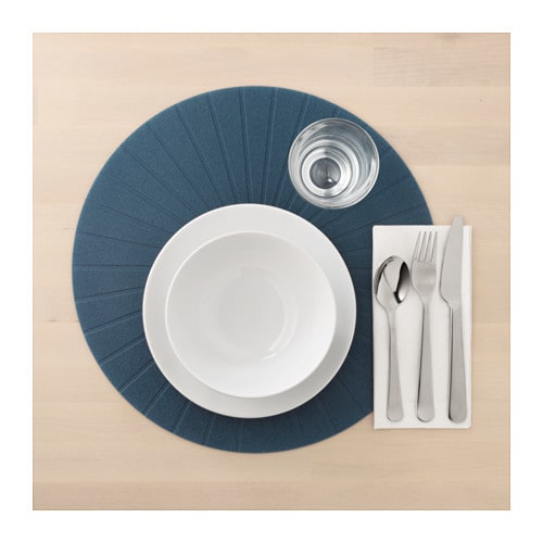 楽天市場 Ikea イケア ランチョンマット ダークブルー 青 A Panna 株式会社クレール