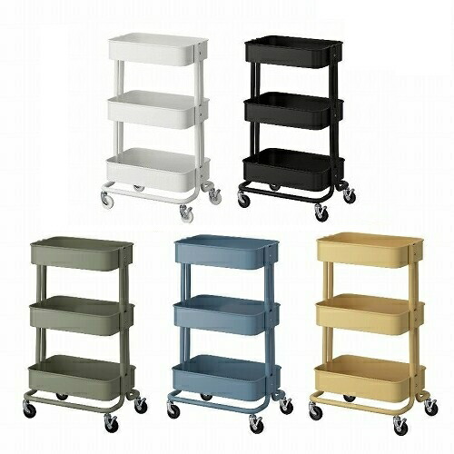 IKEA クングスフォルス キッチンワゴン 903.349.33 KUNGSFORS クングスフォルス キッチンワゴン, ステンレス