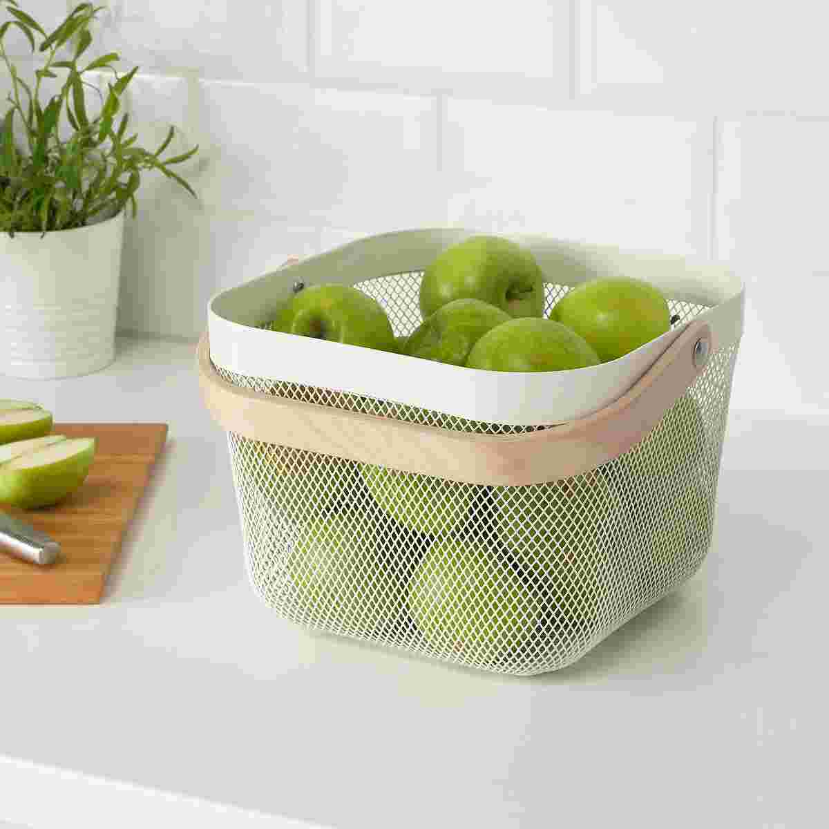 IKEA イケア バスケット かご ホワイト 白 25x26x18cm n60480544