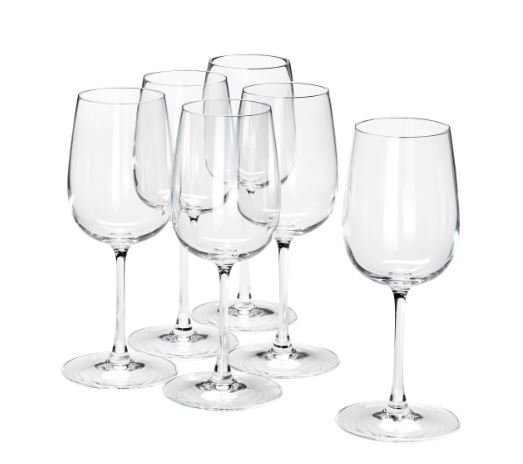 Clair Kobe Ikea Ikea Storsint White Wine Glass Clear Glass